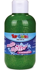 Slika od TOY COLOR glitter boja 250 ml - zelena