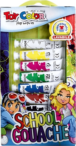 Picture of TOY COLOR tempera boje 7,5 ml 1-7