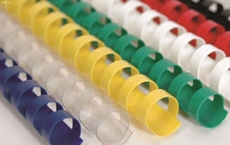 Slika PLASTIČNA SPIRALA ZA VEZANJE 25 MM-BELA
