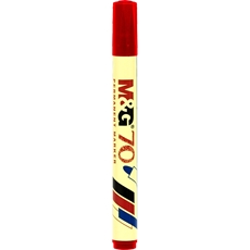 Picture of M&G 70 PERMANENT MARKER RED 1/12