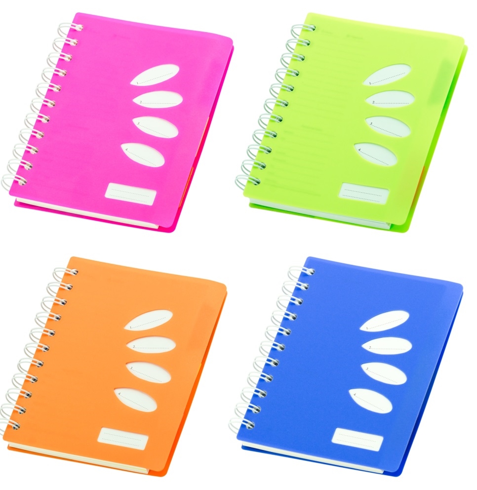 Gong SPIRAL NOTEBOOK A6 LINES 4 SUBJECT