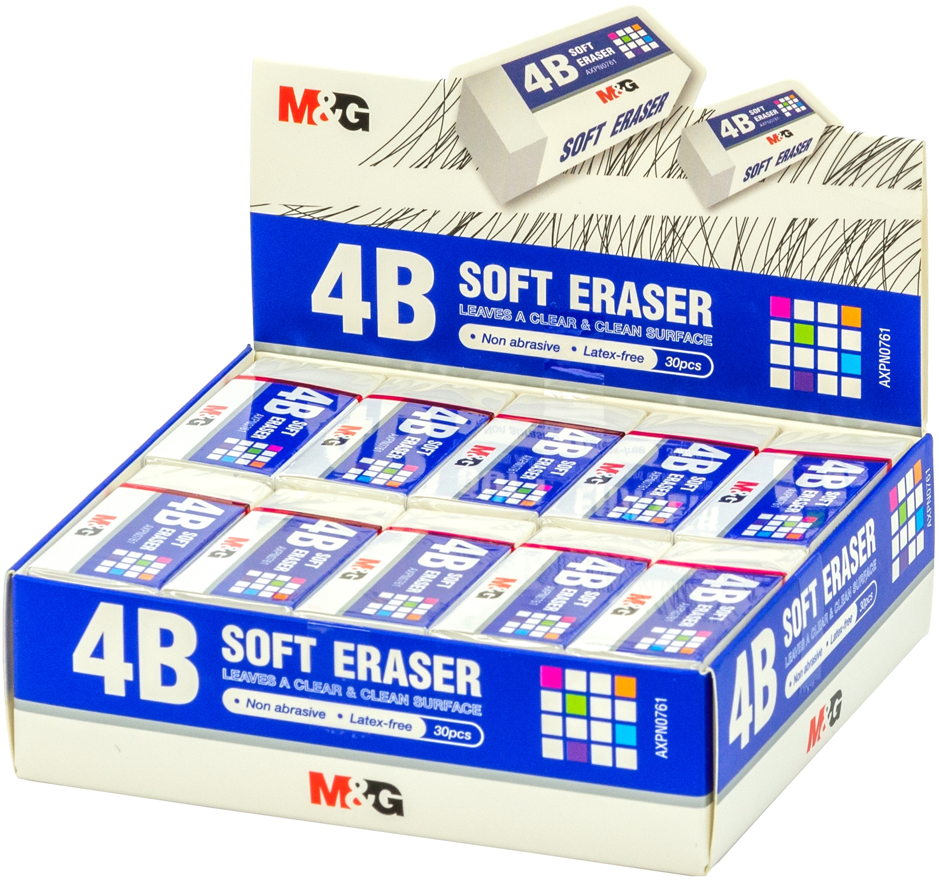 Gong M&G 4B SOFT ERASER 1/30