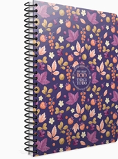 Picture of 100 THINGS SPIRAL NOTEBOOK 19x26 LINES