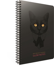 Slika od GLOW NOTES SPIRALNA BILJEŽNICA A4 CRTE