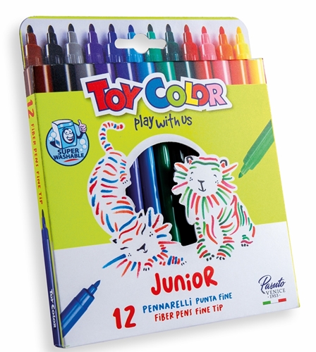 Picture of TOY COLOR JUNIOR lakoperivi flomaster 1-12