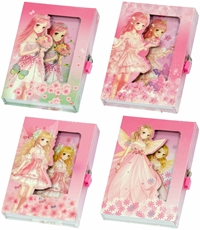 Slika od FAIRIES DNEVNIK S LOKOTOM 20,6x14,3 CM