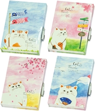 Slika od CATS TRAVELS DNEVNIK S LOKOTOM 20,6x14,6 CM