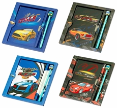 Slika od RACING DNEVNIK S LOKOTOM I OLOVKOM 18,2x13,3 CM