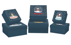Slika od SNOWGLOBE POKLON KUTIJA 160x160x90 MM