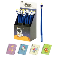 Slika od ASTRONAUT GEL OLOVKA 1/24 + GRATIS SPIRALNI BLOK