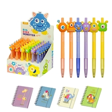 Slika od BIG EYES MONSTER GEL OLOVKA - 1/36 + GRATIS SPRALNI BLOK