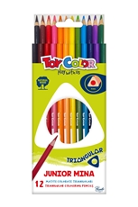 Slika od TOY COLOR DRVENE BOJE 1/12 TROKUTASTE