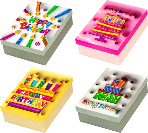 Slika HAPPY BIRTHDAY POKLON KUTIJA 23x17x6,8 CM