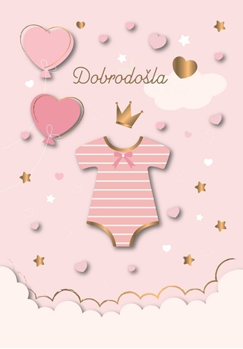 Slika DOBRODOŠLA - ČESTITKA