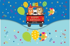 Slika HAPPY BIRTHDAY - ČESTITKA SA DŽEPOM ZA NOVAC