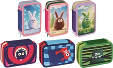 Slika od MONSTERS PELIKAN ETUI 3 ZIP S PRIBOROM