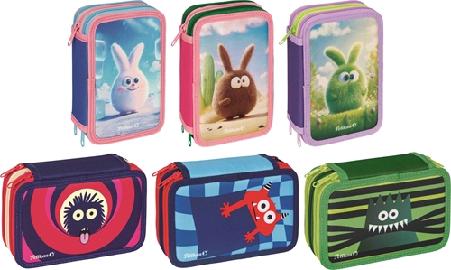 Picture of MONSTERS PELIKAN ETUI 3 ZIP S PRIBOROM