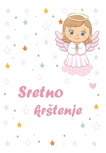 Slika SRETNO KRŠTENJE - ČESTITKA