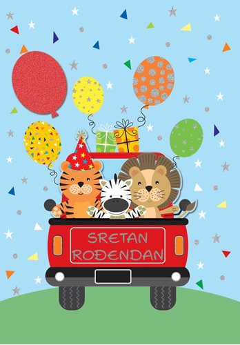 Slika IMAM PUNO PRIJATELJA - ČESTITKA