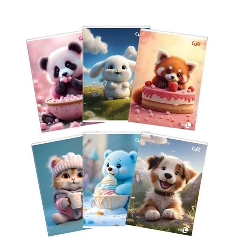 Slika CUTE BILJEŽNICA A4 ČISTA 80 G - 80 STRANICA